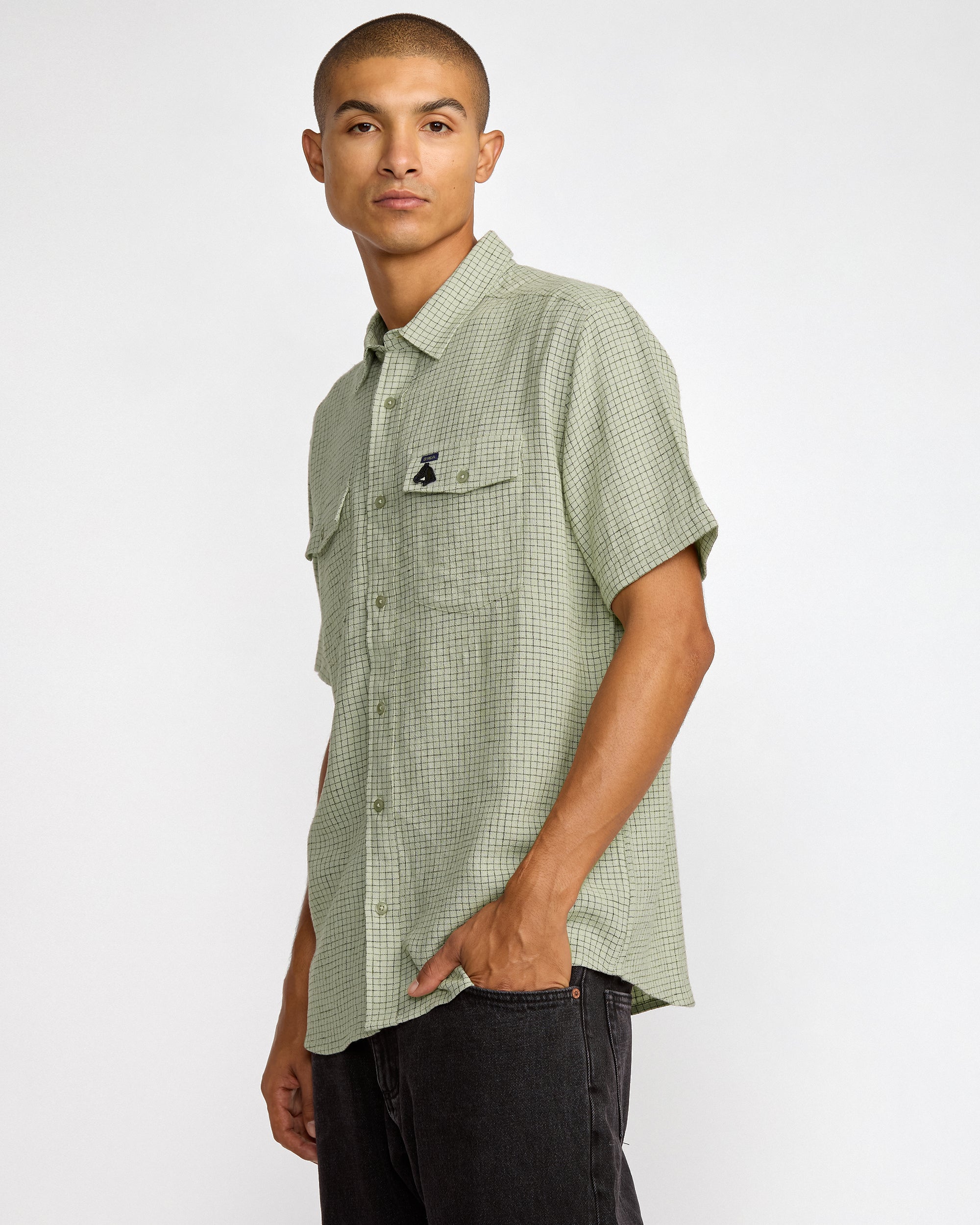 KSL Yarn Dye Short Sleeve Shirt - RVCA