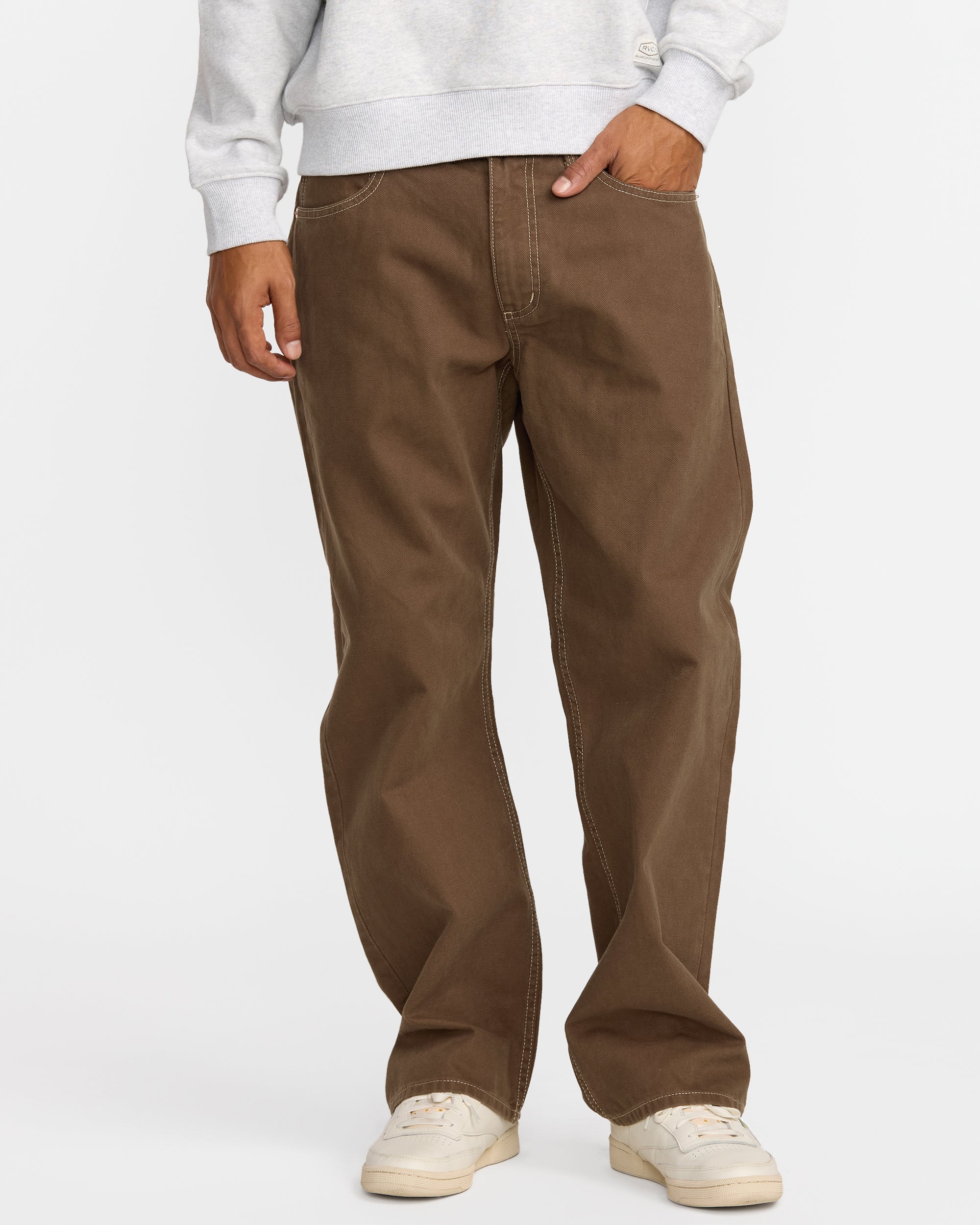 パンツ kaval brown trousers size M Carhartt WIP Single Knee Pants in Brown | SVD USA