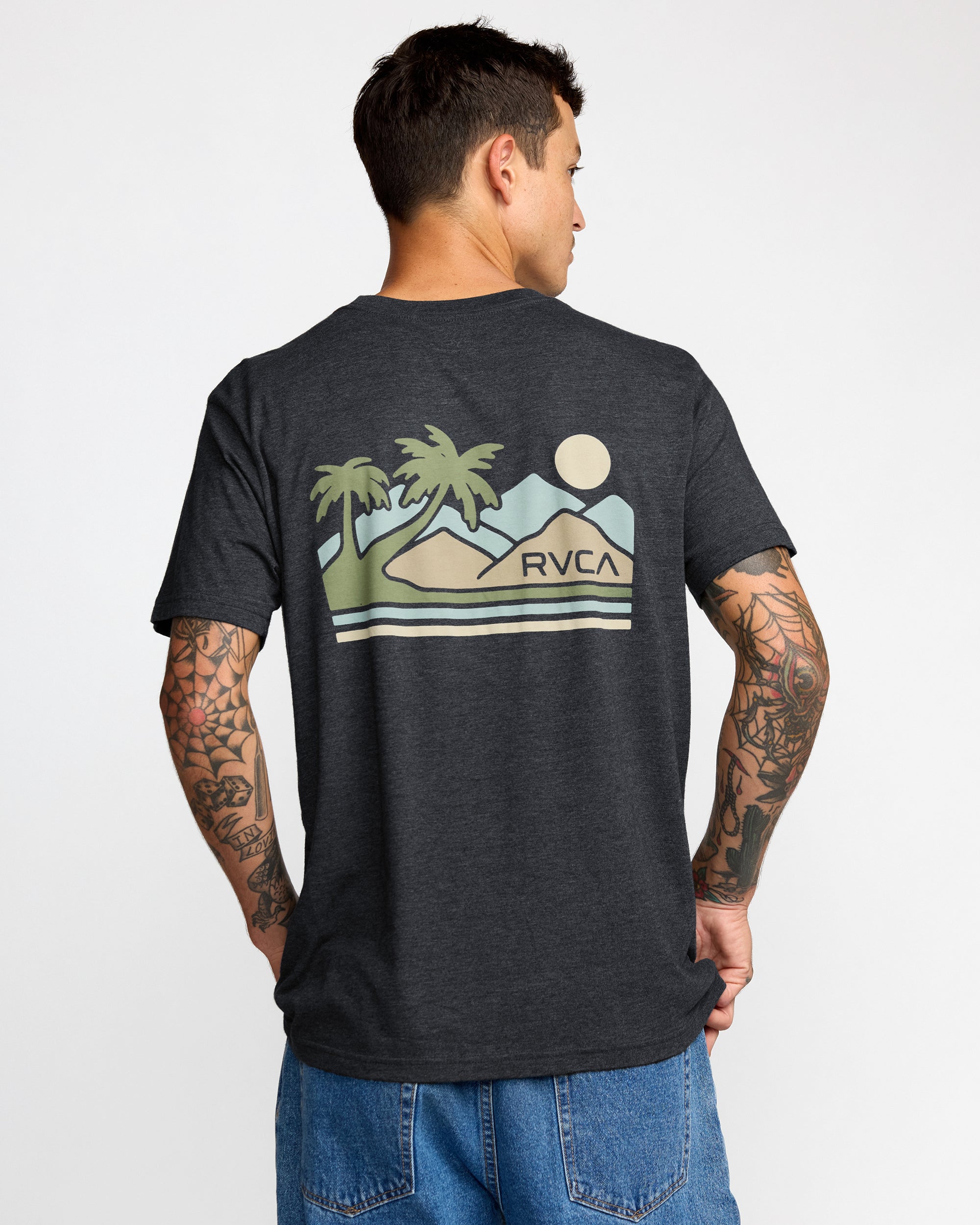 Palm Trail Short Sleeve Tee - RVCA