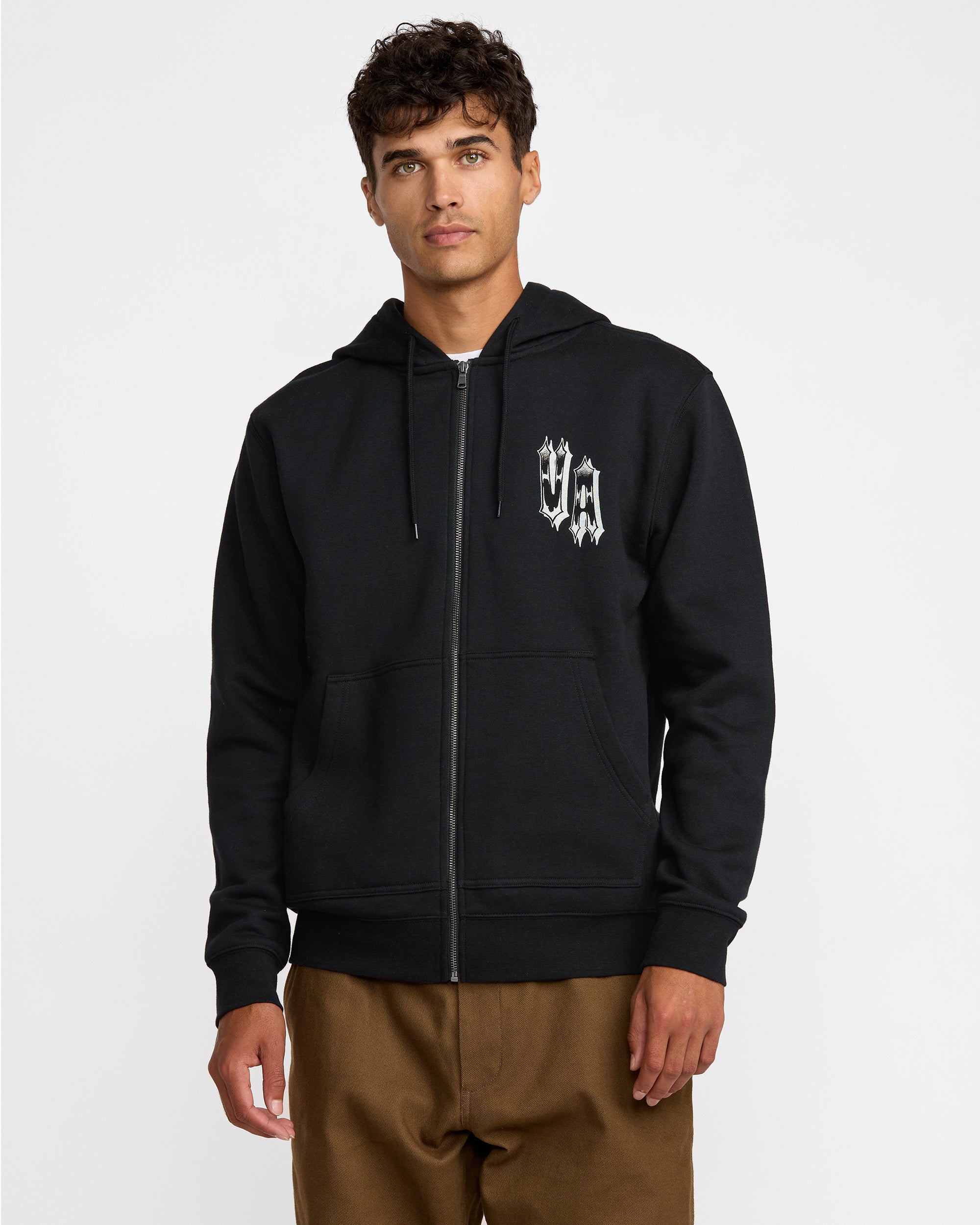 Benj Tiger Eyes Zip Hoodie - RVCA