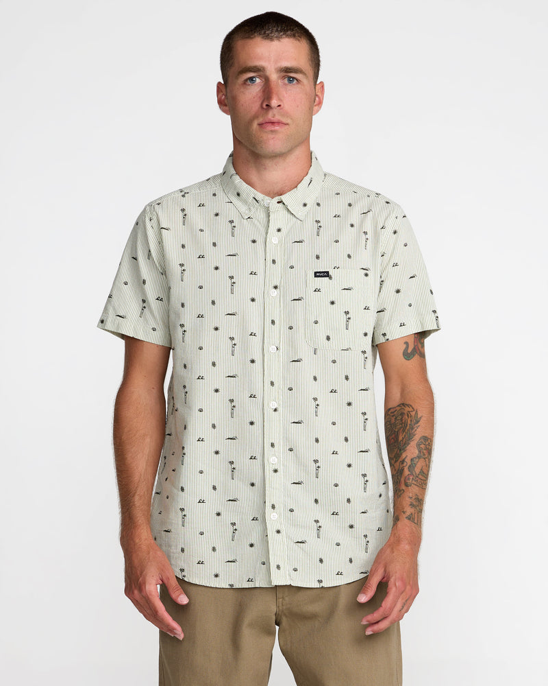 That'll Do Seersucker Shirt - RVCA
