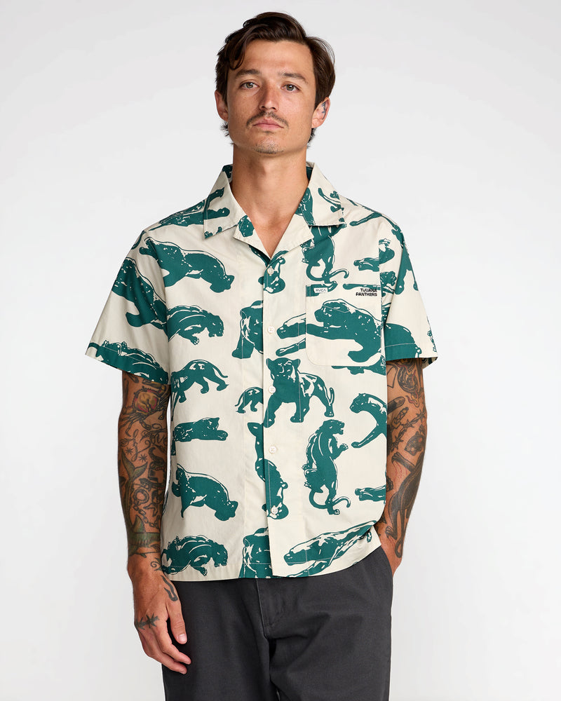 TJP All Over Short Sleeve Shirt - RVCA