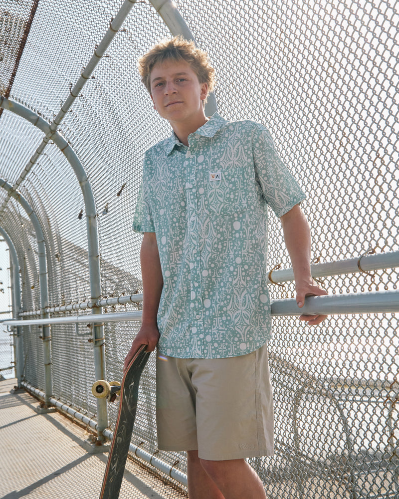 Jacobs Archive Print Short Sleeve Shirt - RVCA