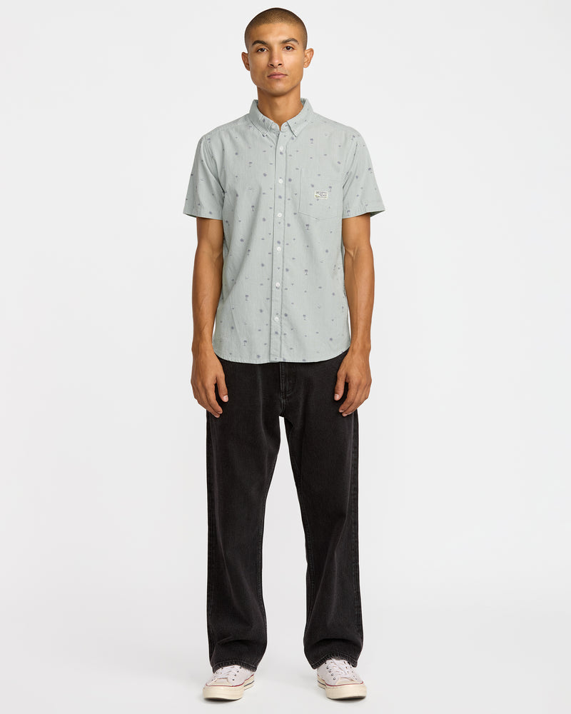 Exotica Seersucker Long Sleeve Tee - RVCA