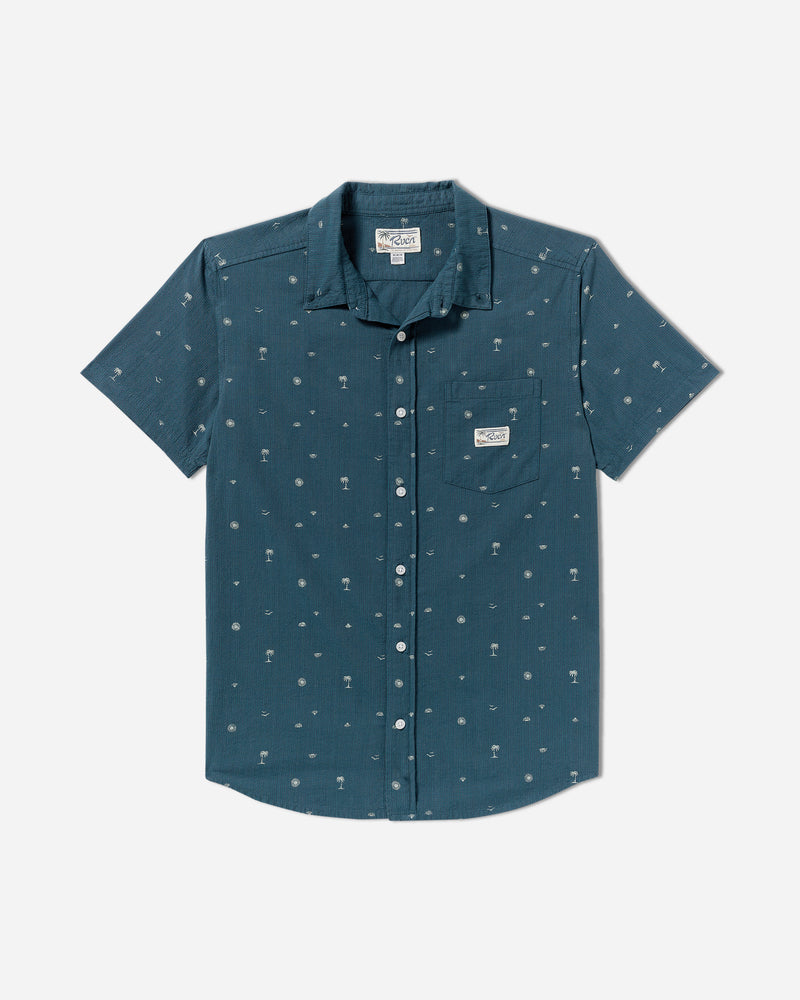 Exotica Seersucker Short Sleeve Shirt - RVCA
