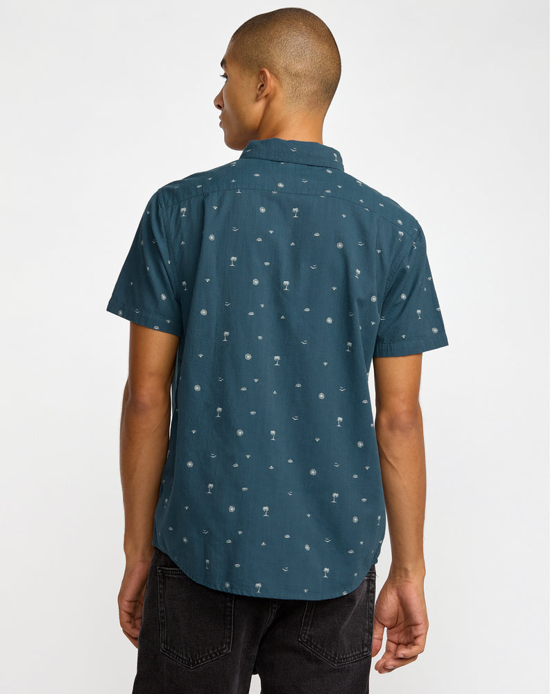 Exotica Seersucker Short Sleeve Shirt - RVCA
