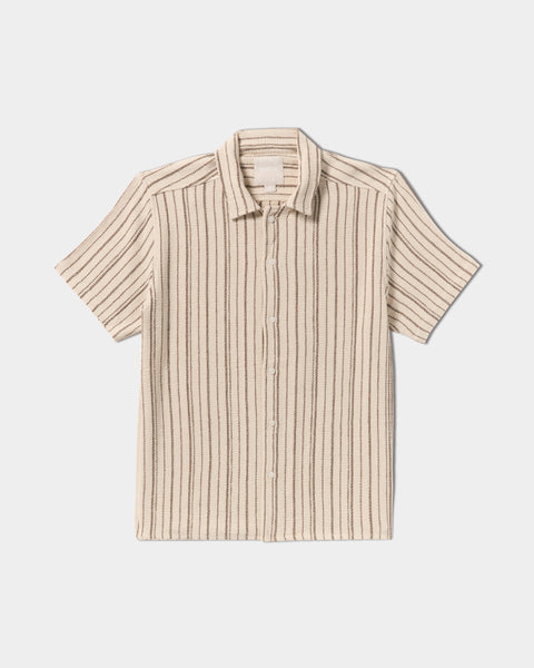 VAcancy Stripe Short Sleeve Shirt - RVCA