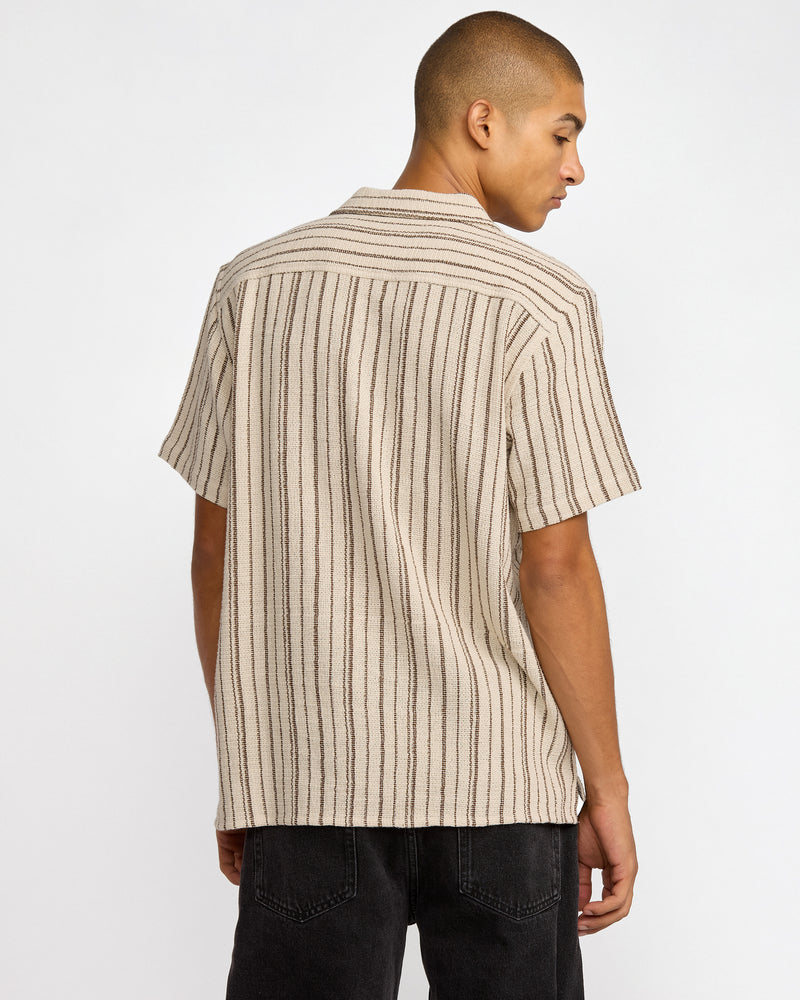 VAcancy Stripe Short Sleeve Shirt - RVCA