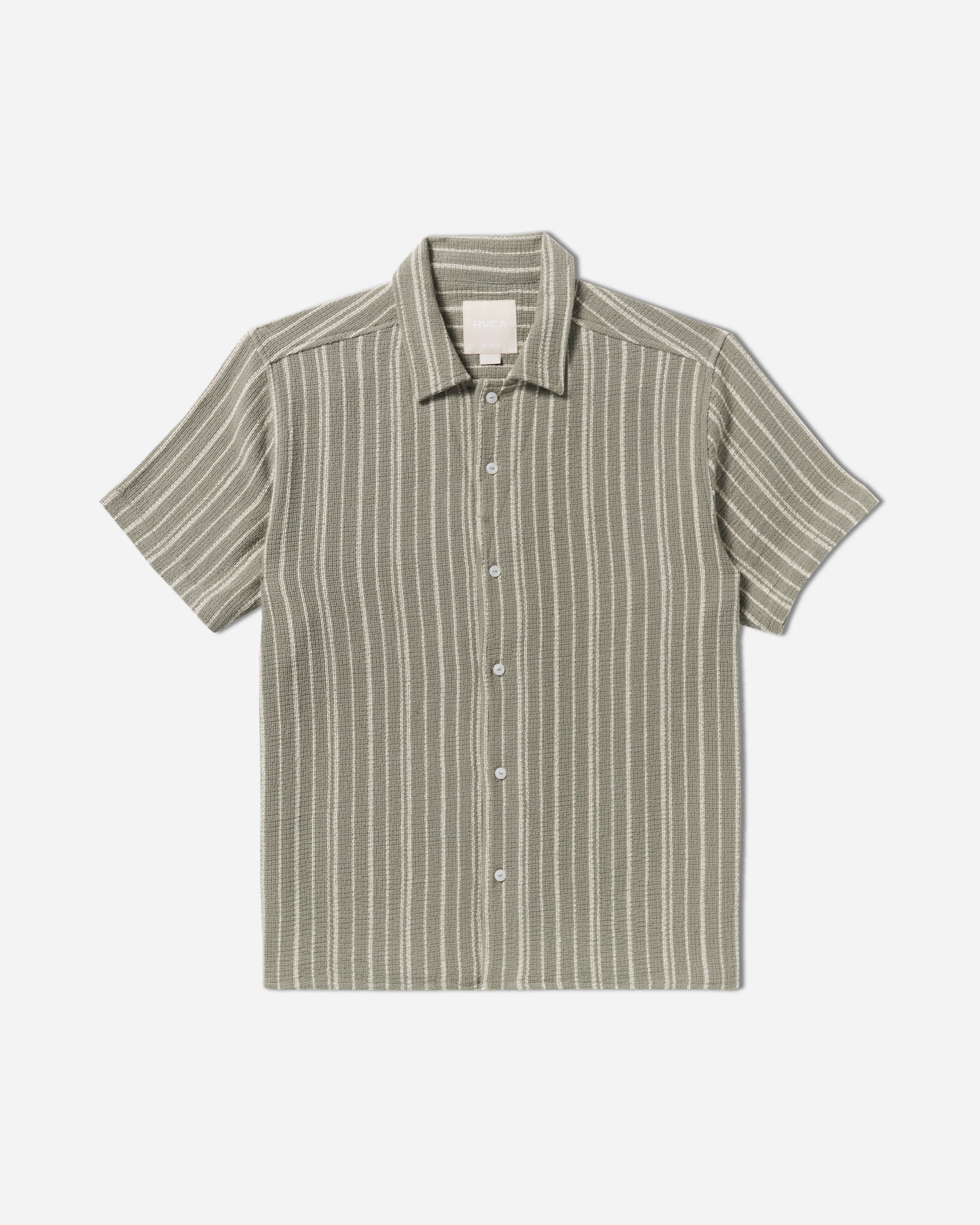 VAcancy Stripe Short Sleeve Shirt - RVCA