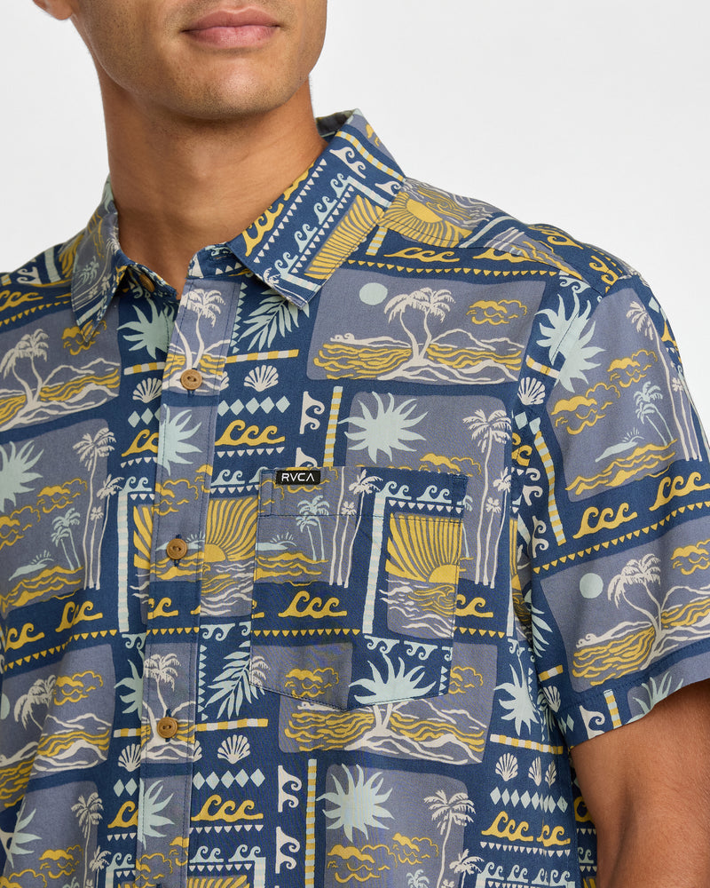 Hawaii Sunset Short Sleeve Shirt - RVCA