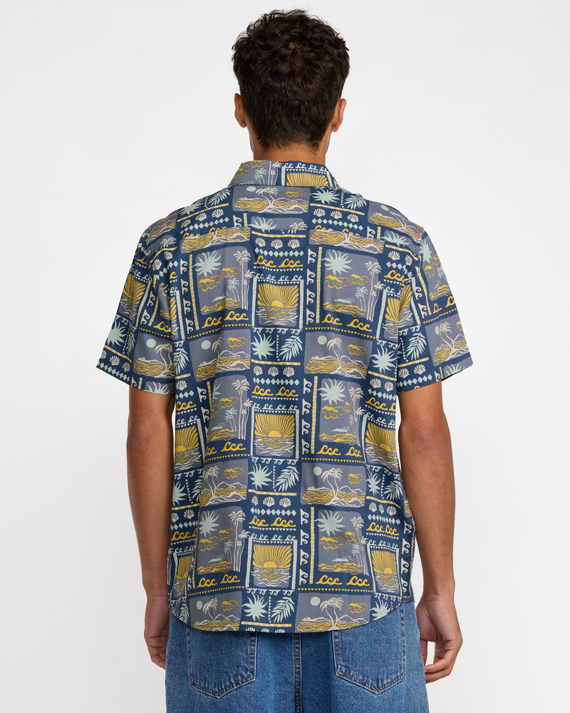 Hawaii Sunset Short Sleeve Shirt - RVCA