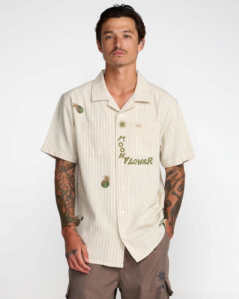 Mel G Moonlight Short Sleeve Shirt- RVCA