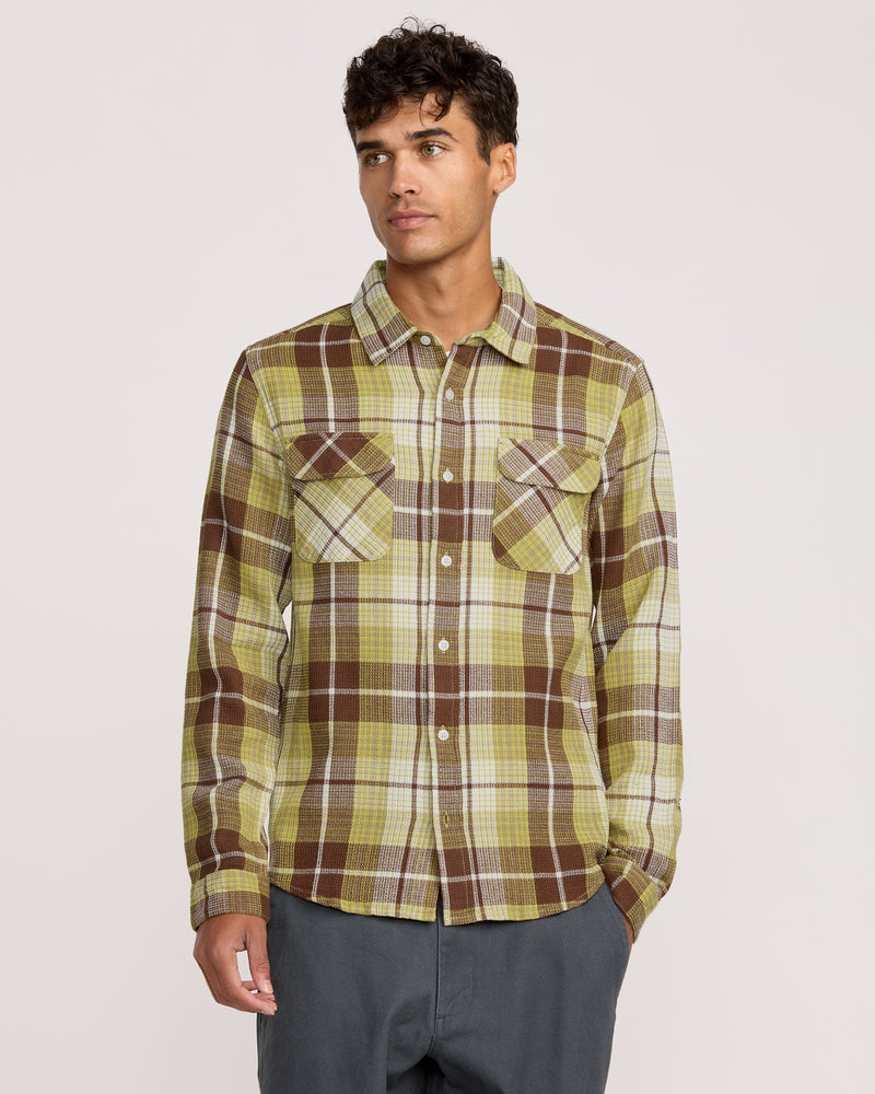 Dayshift Flannel Long Sleeve Shirt - RVCA