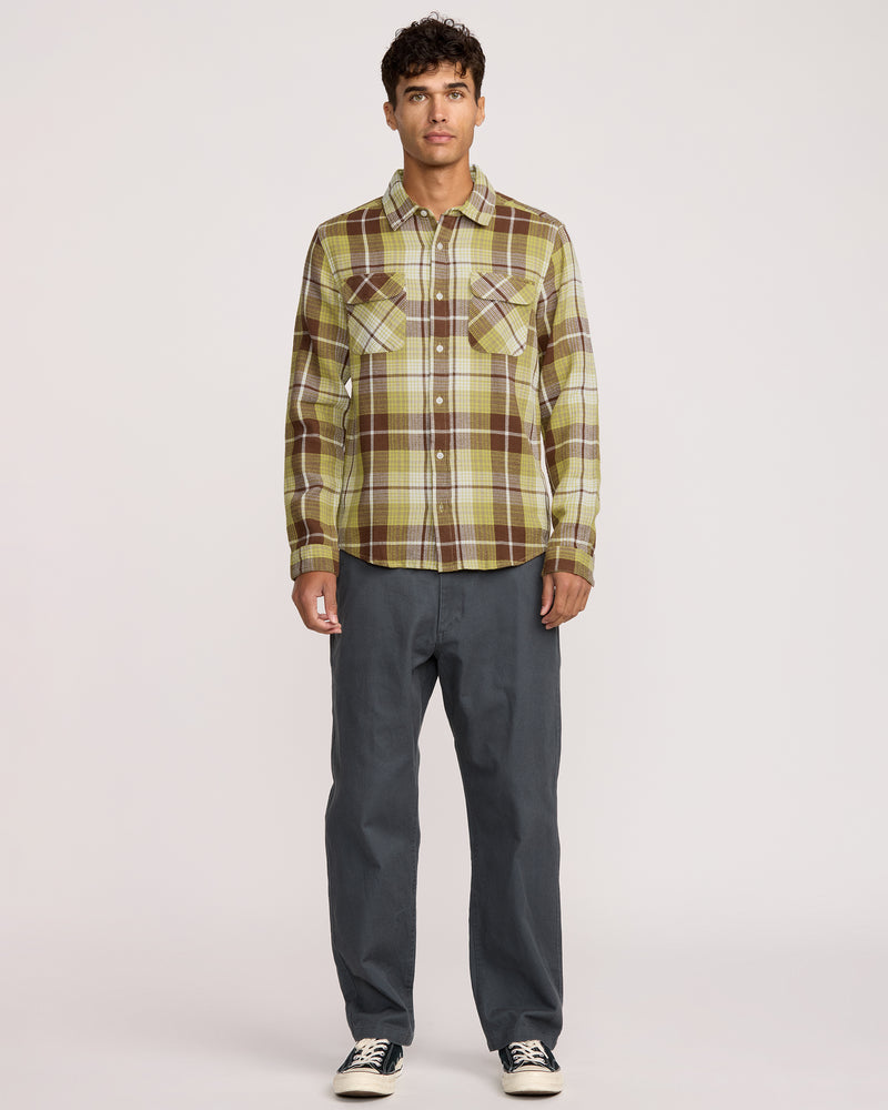 Dayshift Flannel Long Sleeve Shirt - RVCA