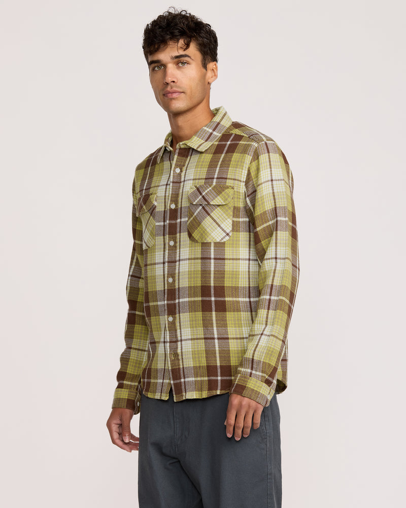 Dayshift Flannel Long Sleeve Shirt - RVCA