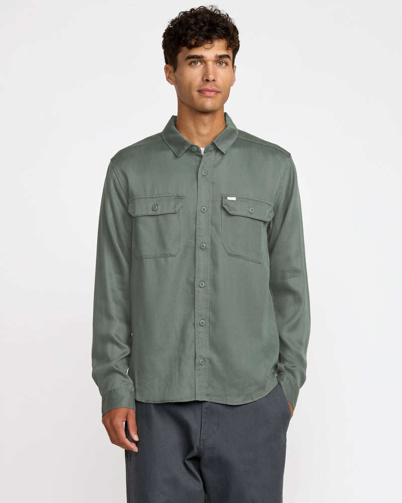 VAcancy Utility Long Sleeve Shirt - RVCA