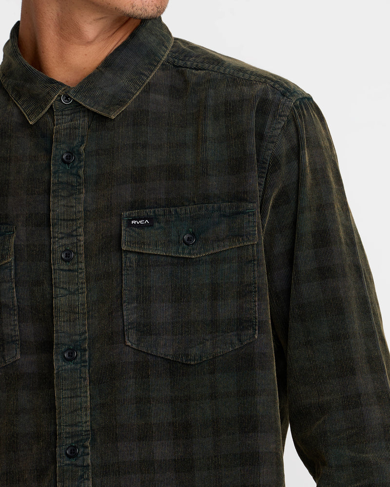 Artifice Cord Long Sleeve Shirt- RVCA