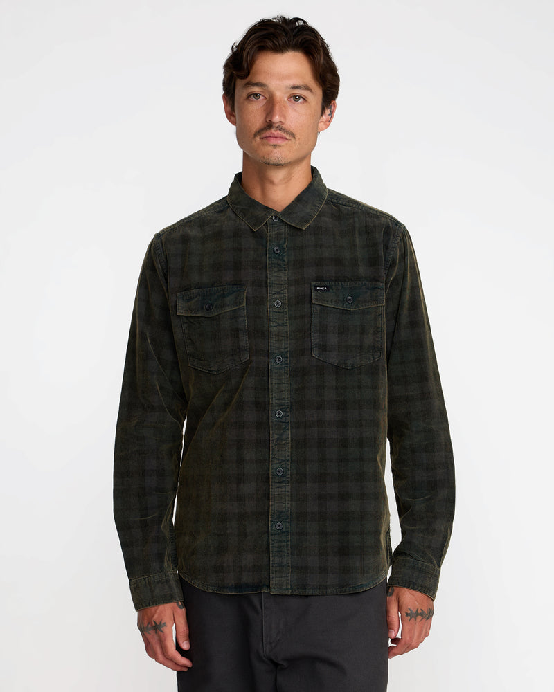 Artifice Cord Long Sleeve Shirt- RVCA