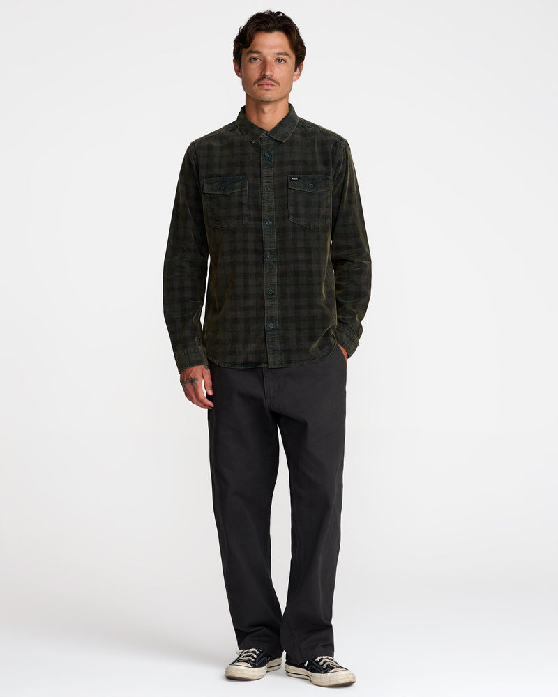 Artifice Cord Long Sleeve Shirt- RVCA