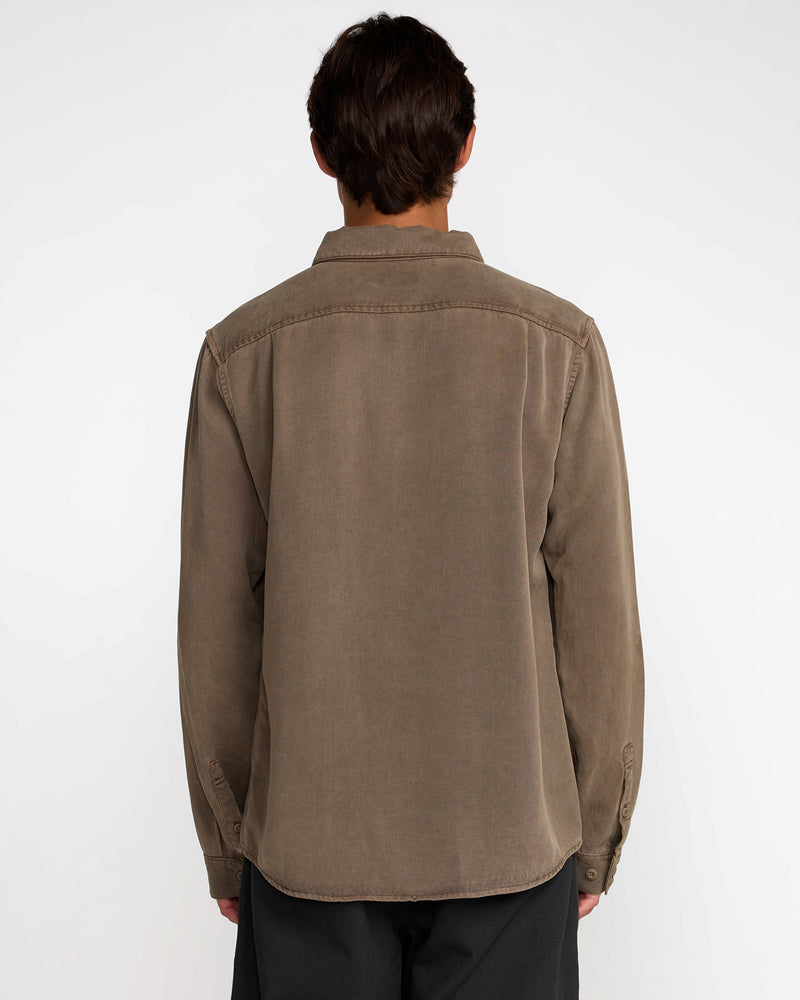 Mel G Moon Flower Long Sleeve Shirt- RVCA