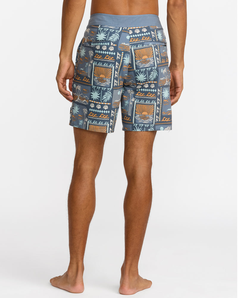 Hawaii Sunset Trunk 17" - RVCA