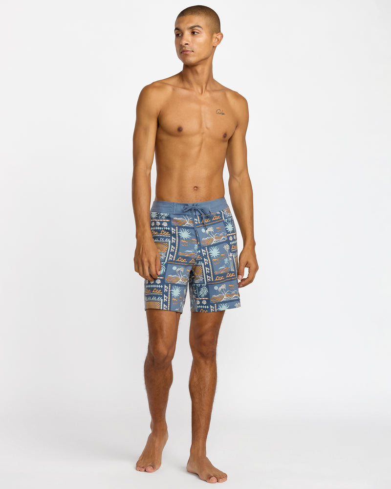 Hawaii Sunset Trunk 17" - RVCA