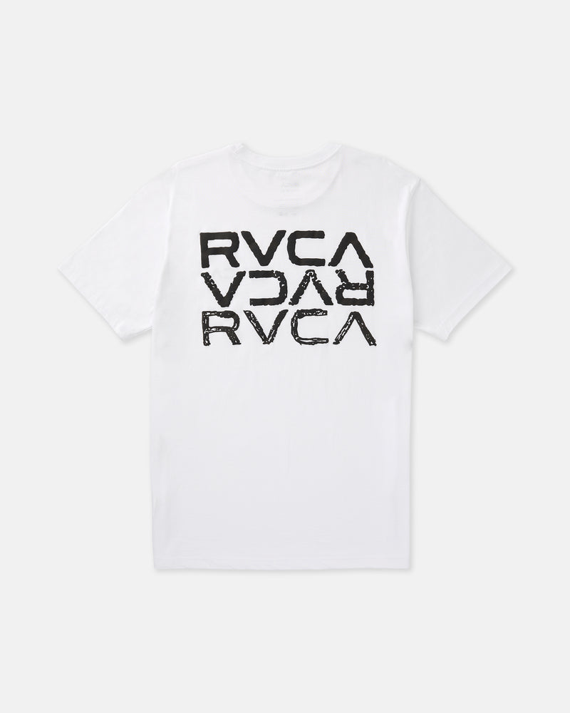Three Stack Short Sleeve Tee-RVCA