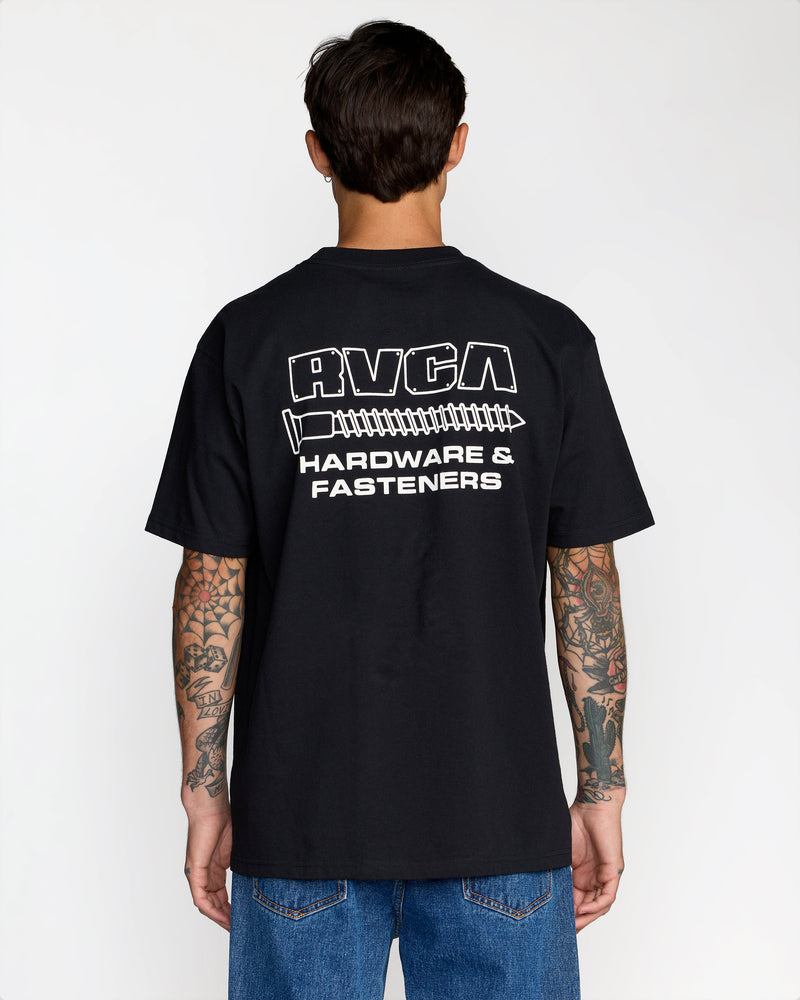 RVCA Fasteners Pocket Short Sleeve Tee - RVCA