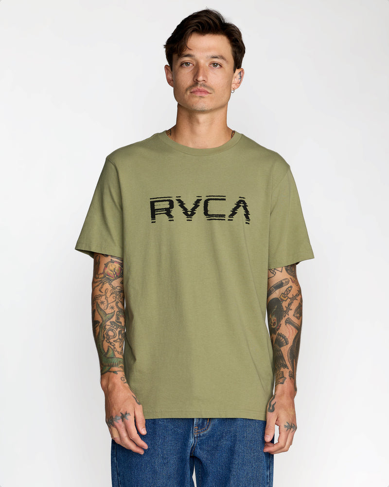Big RVCA Glitch Short Sleeve Tee - RVCA