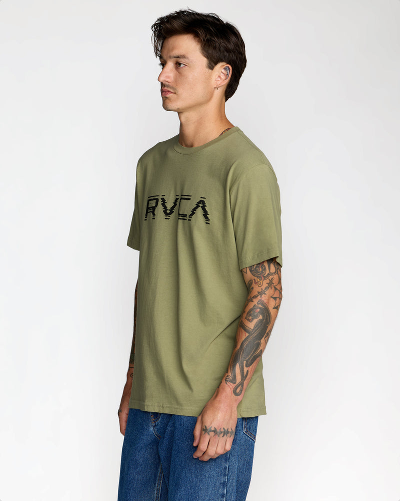 Big RVCA Glitch Short Sleeve Tee - RVCA