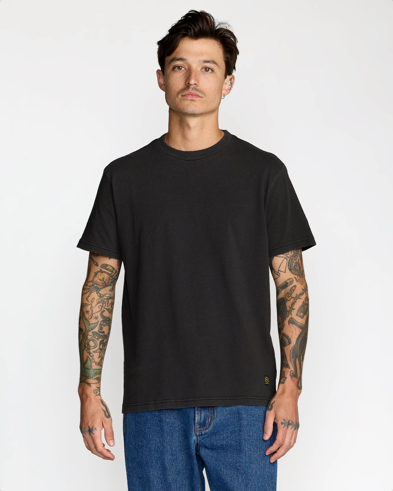 Midweight Label Short Sleeve Tee - RVCA
