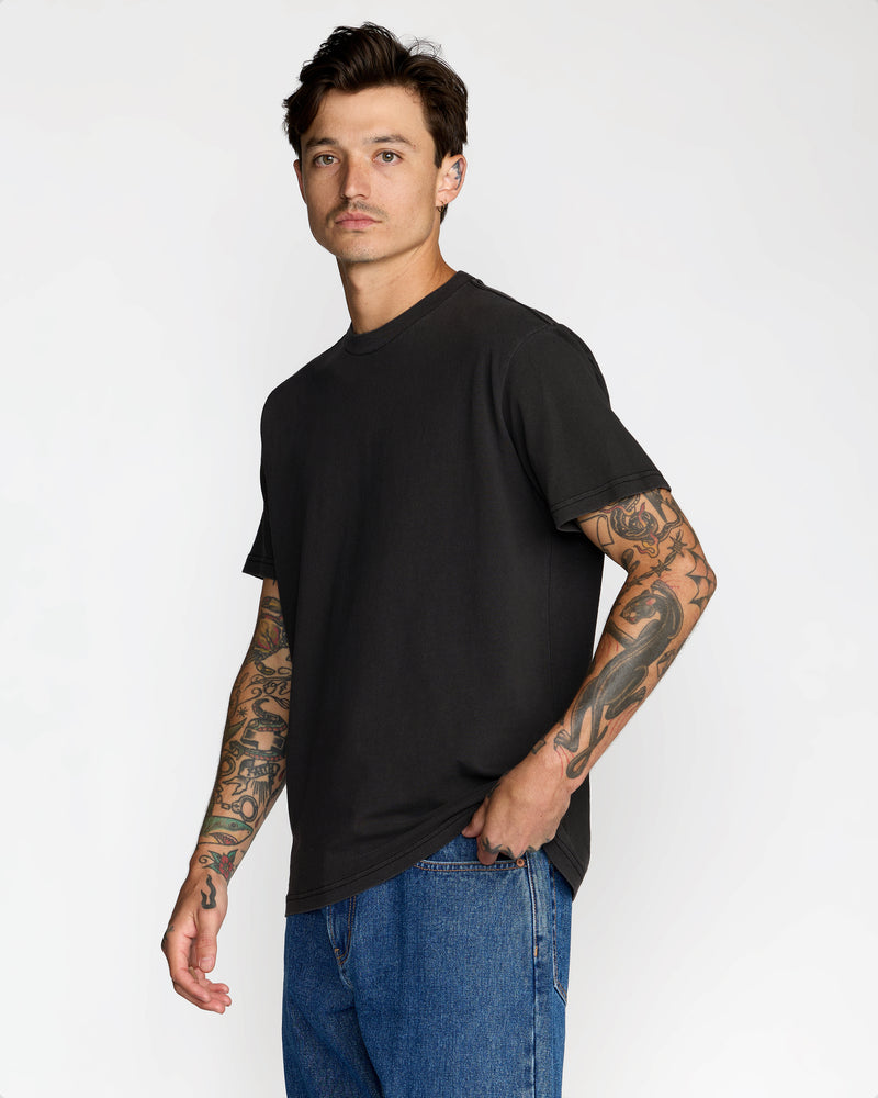Midweight Label Short Sleeve Tee - RVCA