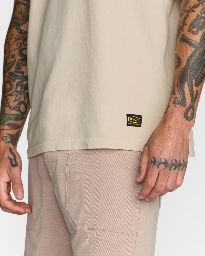 Midweight Label Short Sleeve Tee - RVCA