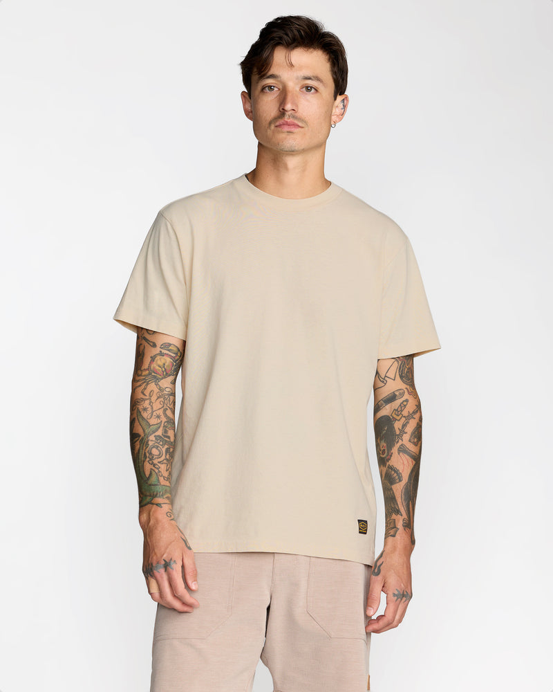 Midweight Label Short Sleeve Tee - RVCA
