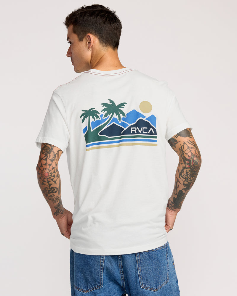 Palm Trail Short Sleeve Tee - RVCA