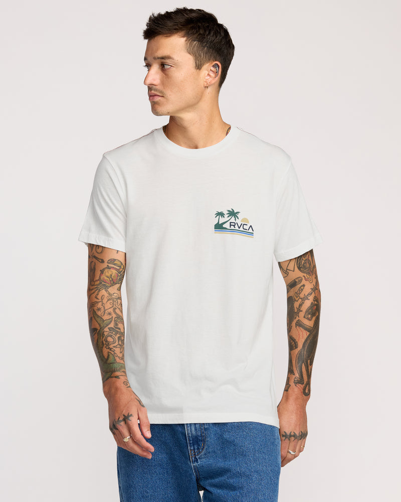 Palm Trail Short Sleeve Tee - RVCA