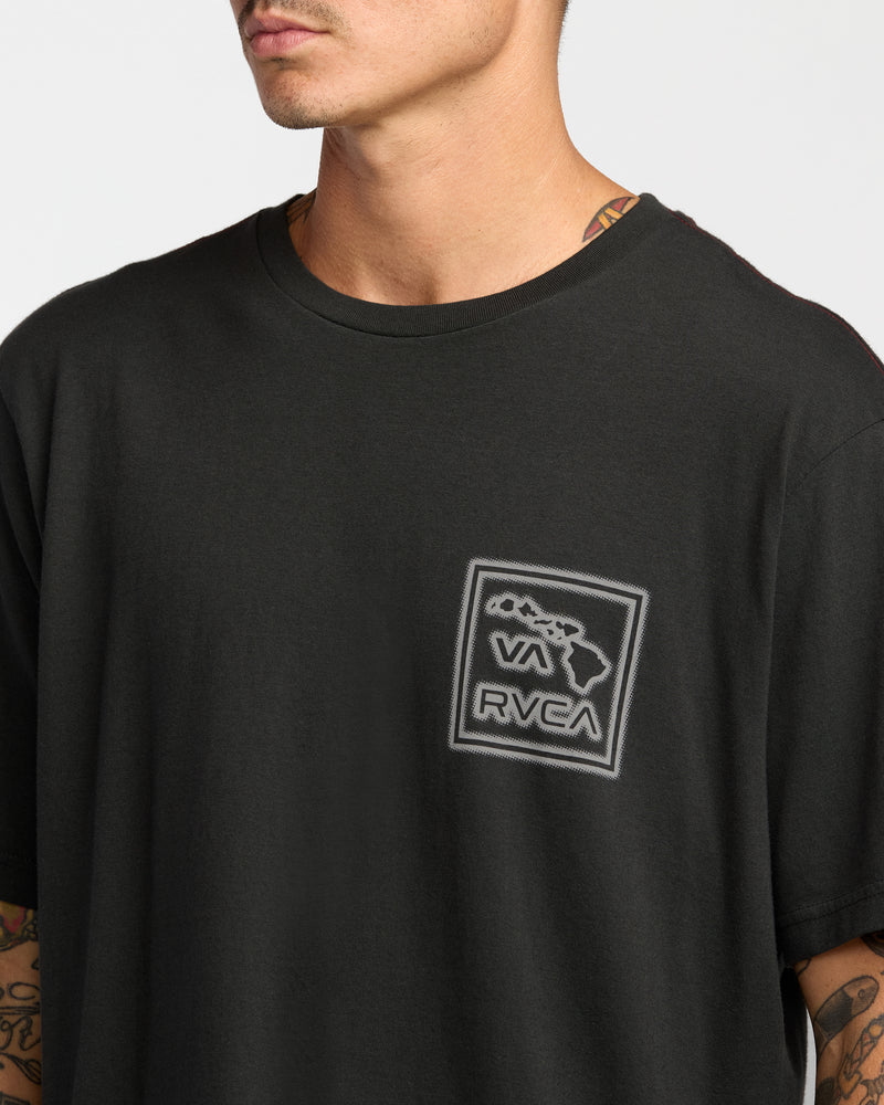 Hawaii Blur Short Sleeve Tee - RVCA