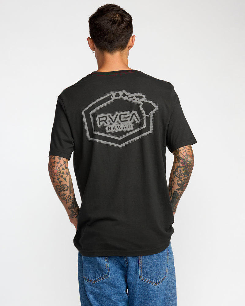 Hawaii Blur Short Sleeve Tee - RVCA