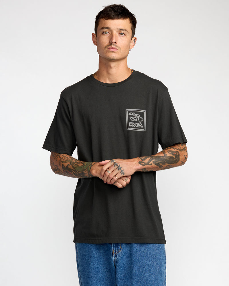 Hawaii Blur Short Sleeve Tee - RVCA