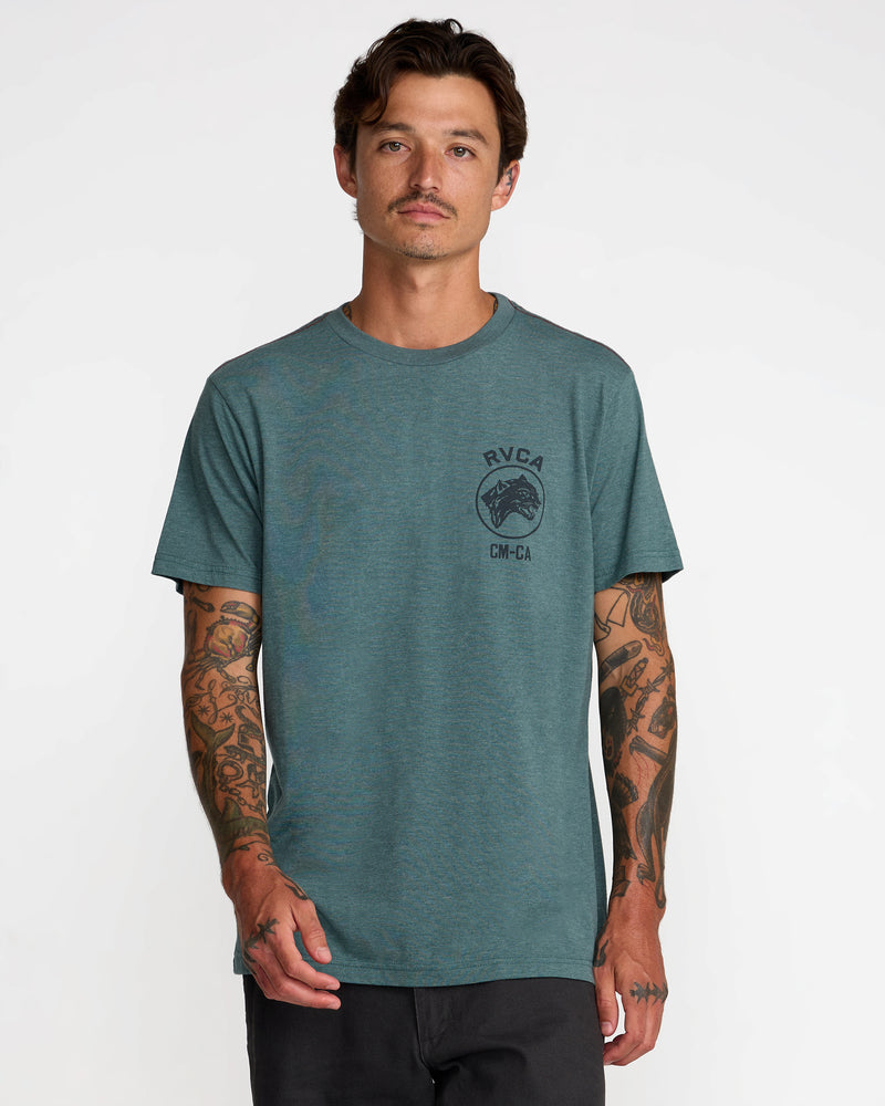 Sky Cat Short Sleeve Tee- RVCA
