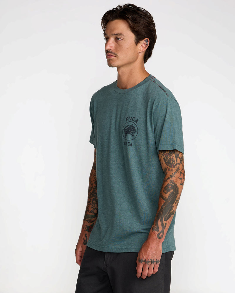 Sky Cat Short Sleeve Tee- RVCA
