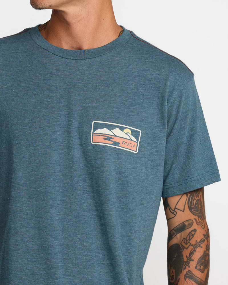 Peak Cove Short Sleeve Tee- RVCA