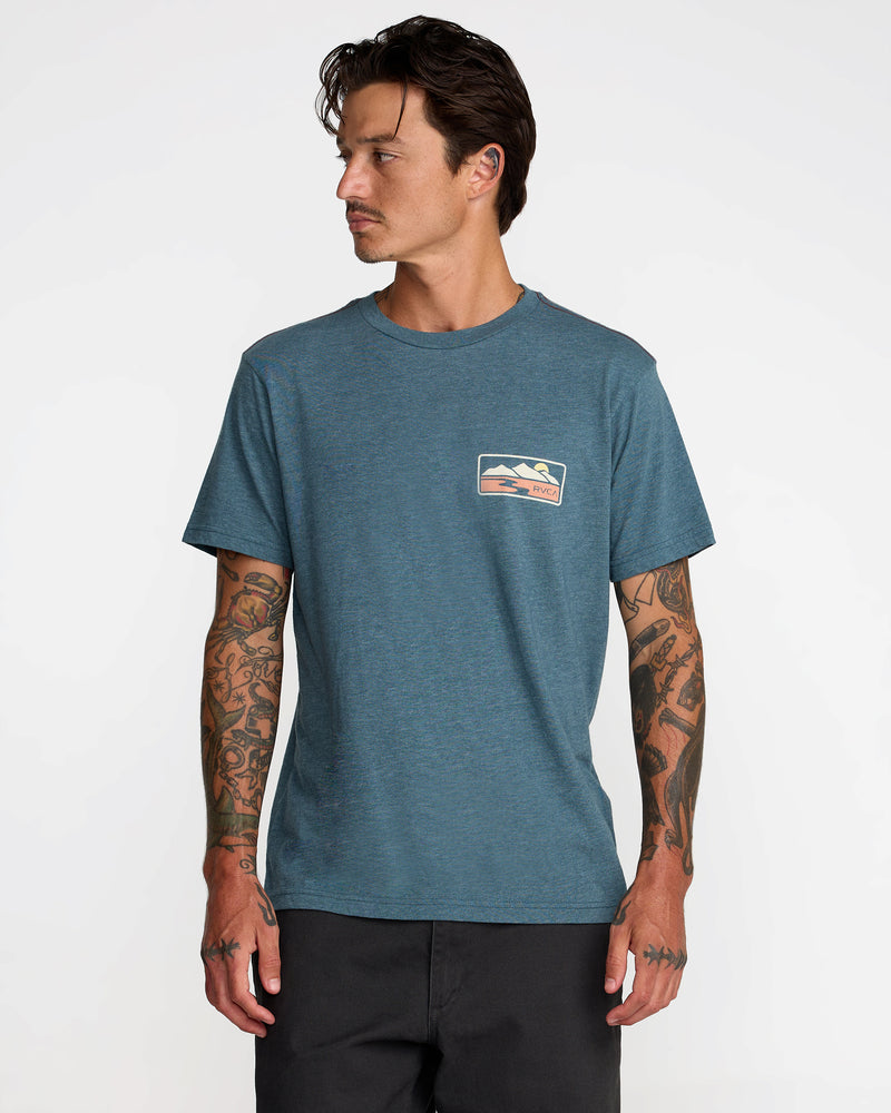 Peak Cove Short Sleeve Tee- RVCA