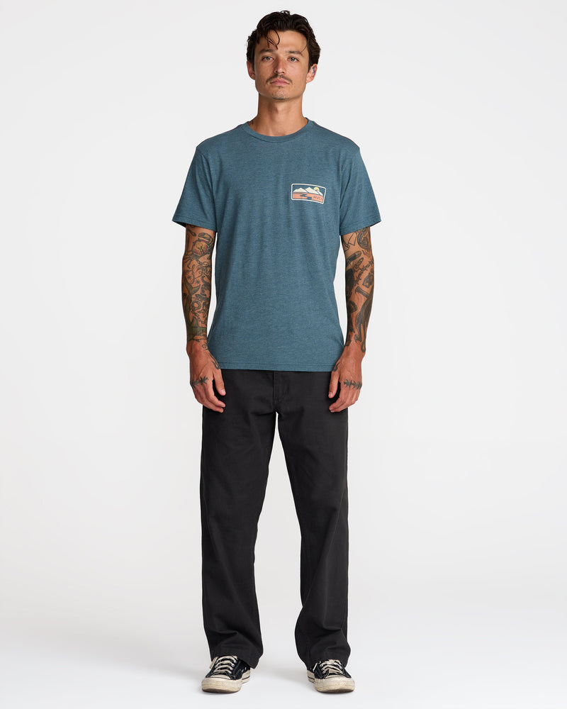 Peak Cove Short Sleeve Tee- RVCA
