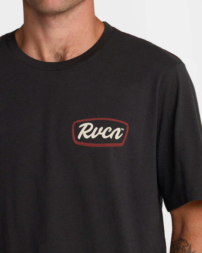 Sign Post Short Sleeve Tee- RVCA