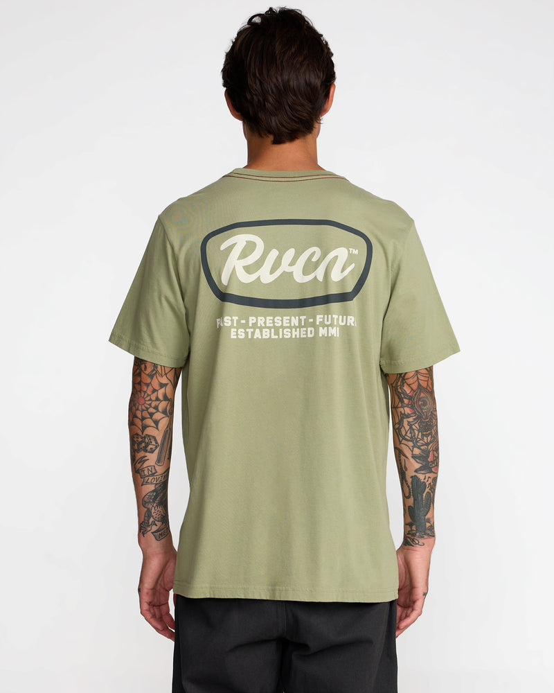 Sign Post Short Sleeve Tee- RVCA