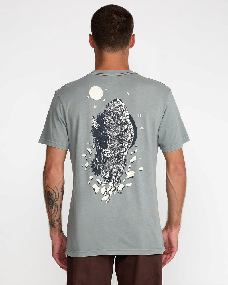 Matus Bison Short Sleeve Tee- RVCA