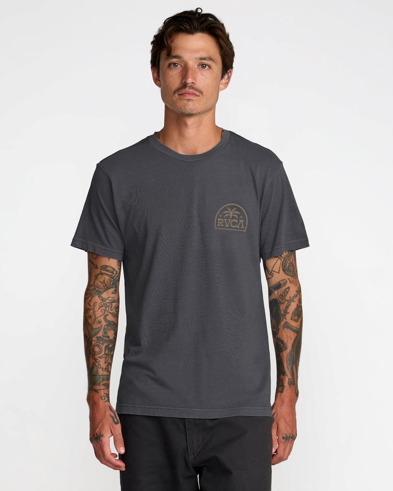Palm Serif Short Sleeve Tee - RVCA