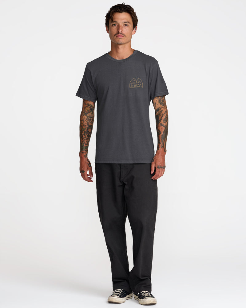 Palm Serif Short Sleeve Tee - RVCA
