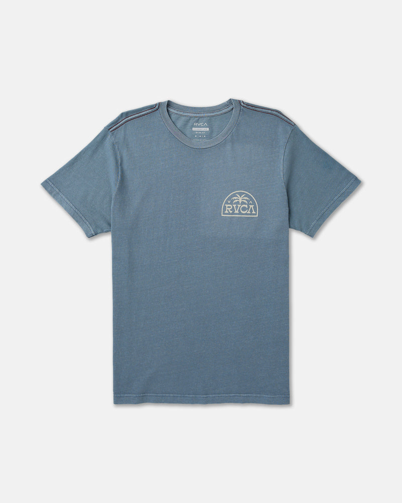 Palm Serif Short Sleeve Tee- RVCA